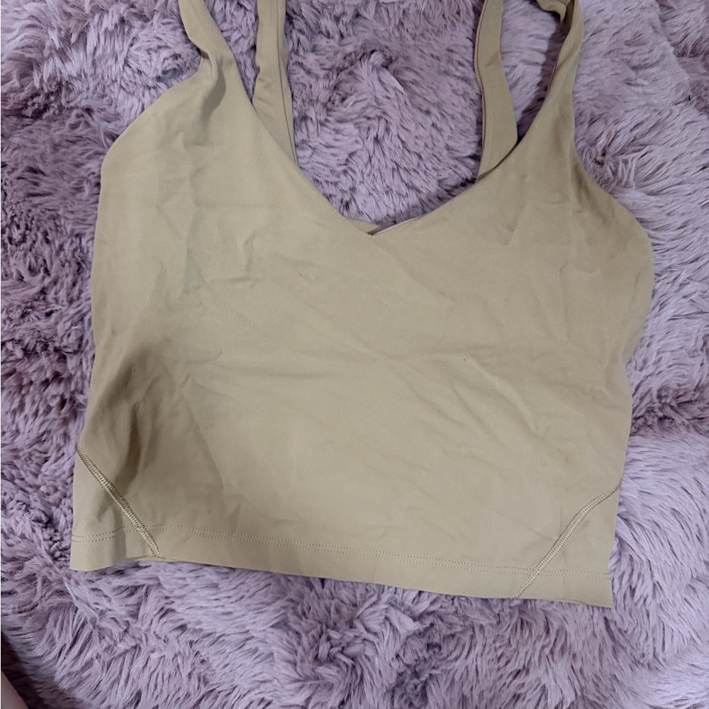 lululemon athletica Light Tan Tank Top